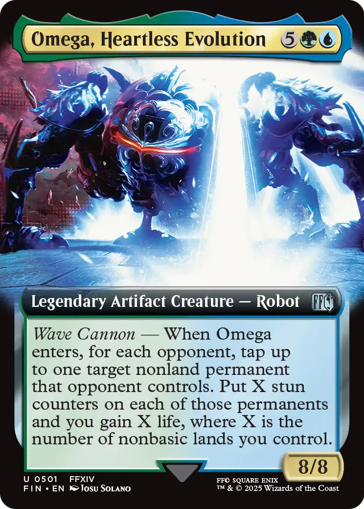 Omega, Heartless Evolution (Extended Art) (FIN-501) [FINAL FANTASY] Foil