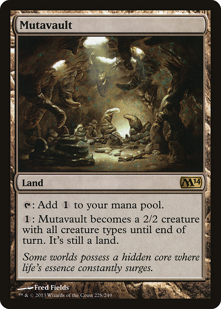 Mutavault (M14-228) [Magic 2014]