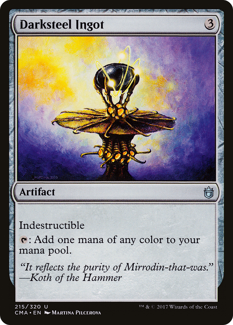 Darksteel Ingot (CMA-215) [Commander Anthology]