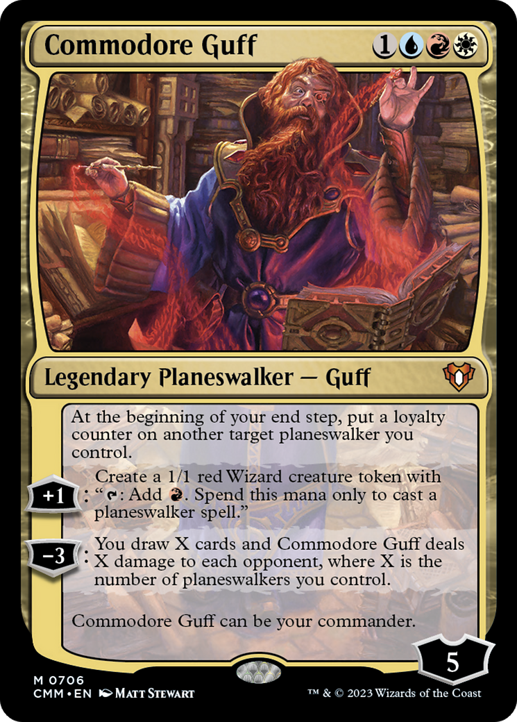 Commodore Guff (CMM-706) [Commander Masters] Foil