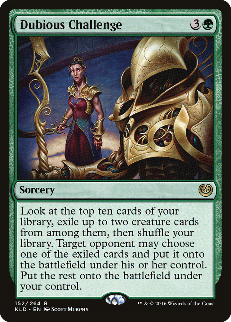 Dubious Challenge (KLD-152) [Kaladesh] Foil
