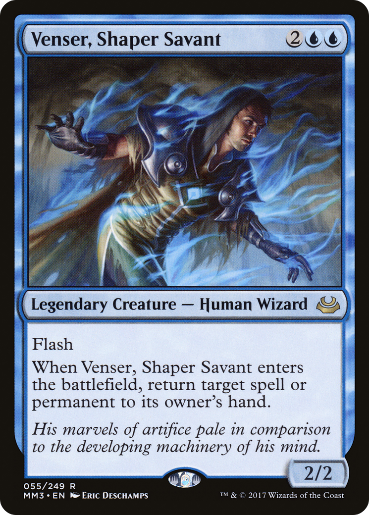 Venser, Shaper Savant (MM3-055) [Modern Masters 2017]