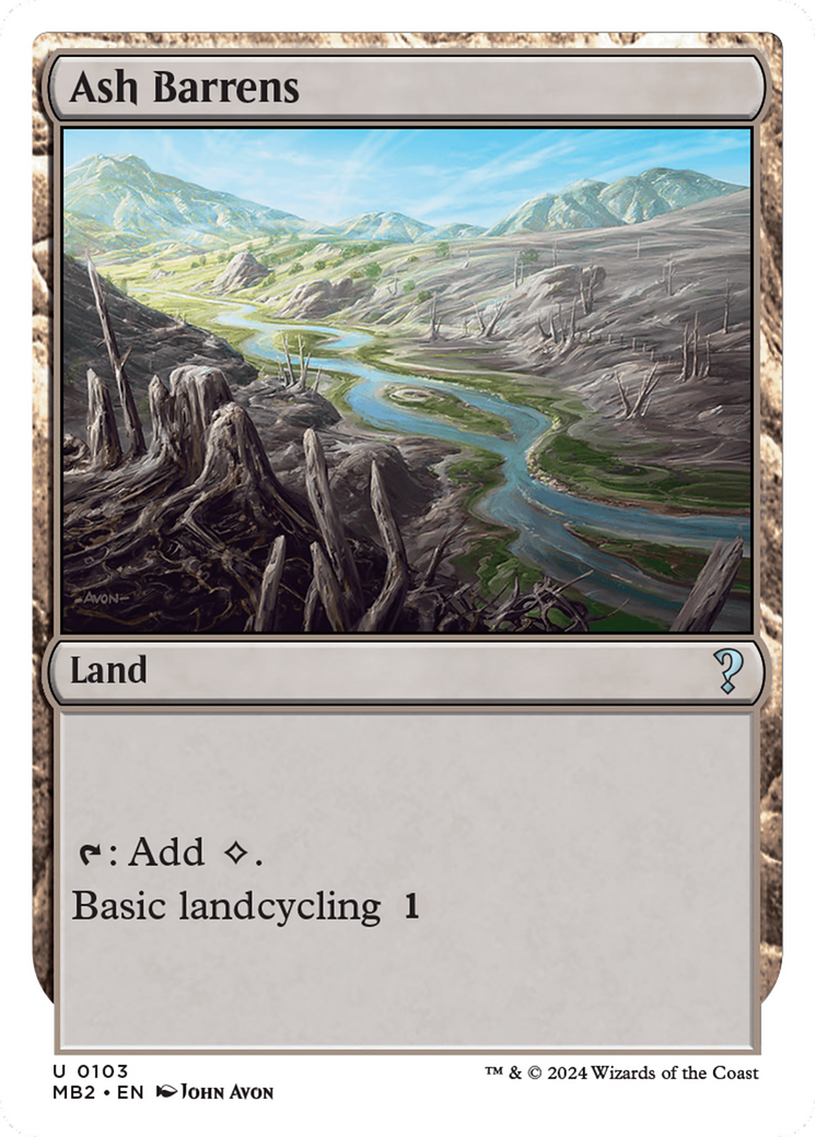 Ash Barrens (MB2-103) [Mystery Booster 2]