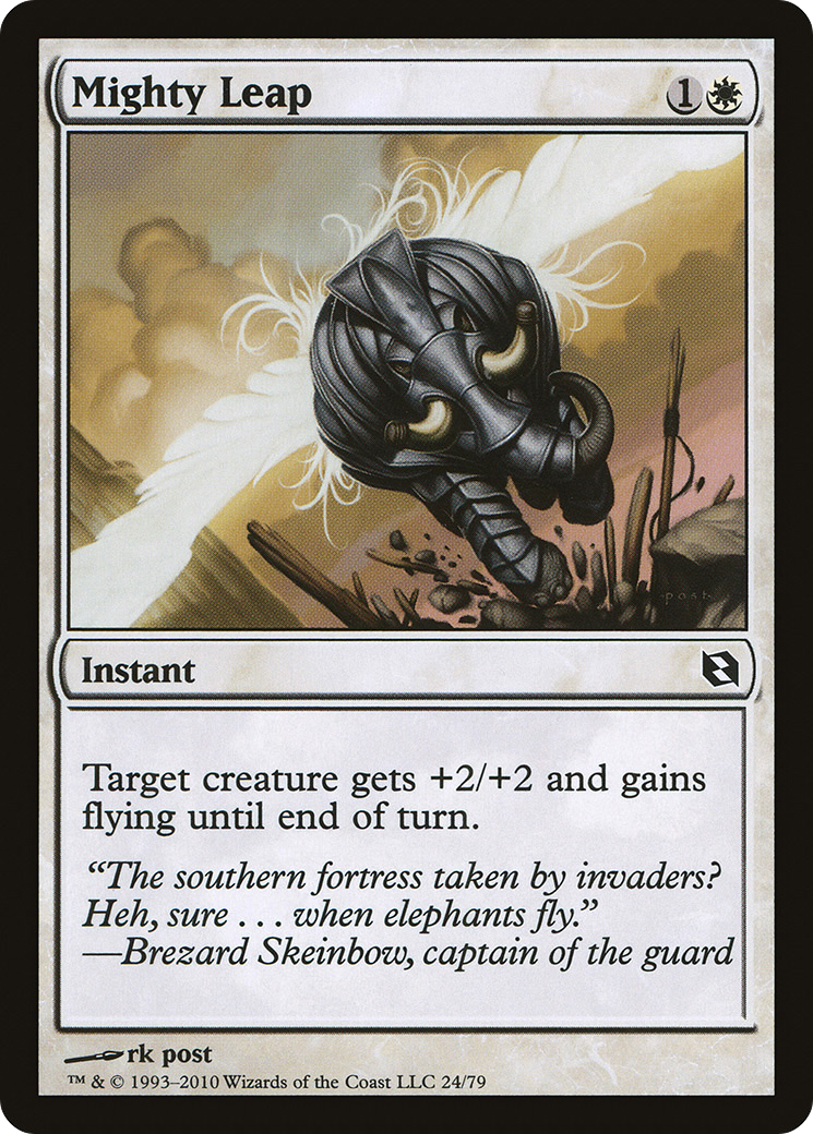 Mighty Leap (DDF-024) [Duel Decks: Elspeth vs. Tezzeret]