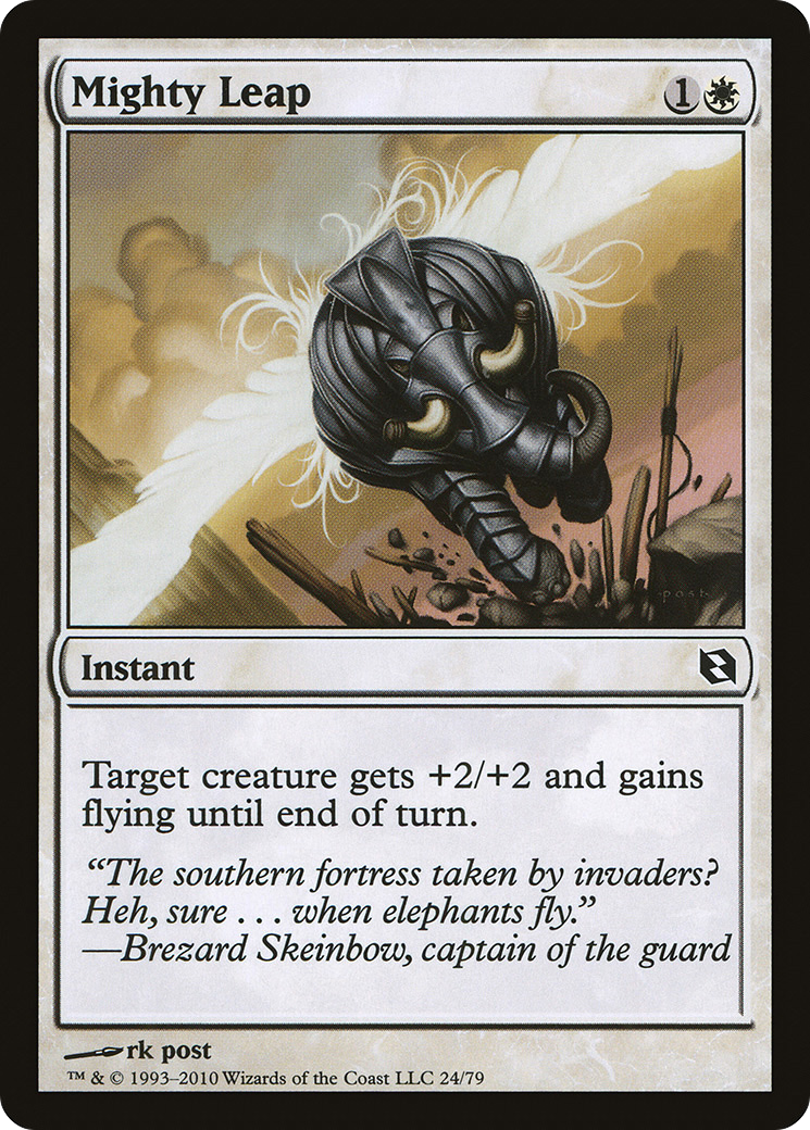Mighty Leap (DDF-024) [Duel Decks: Elspeth vs. Tezzeret]