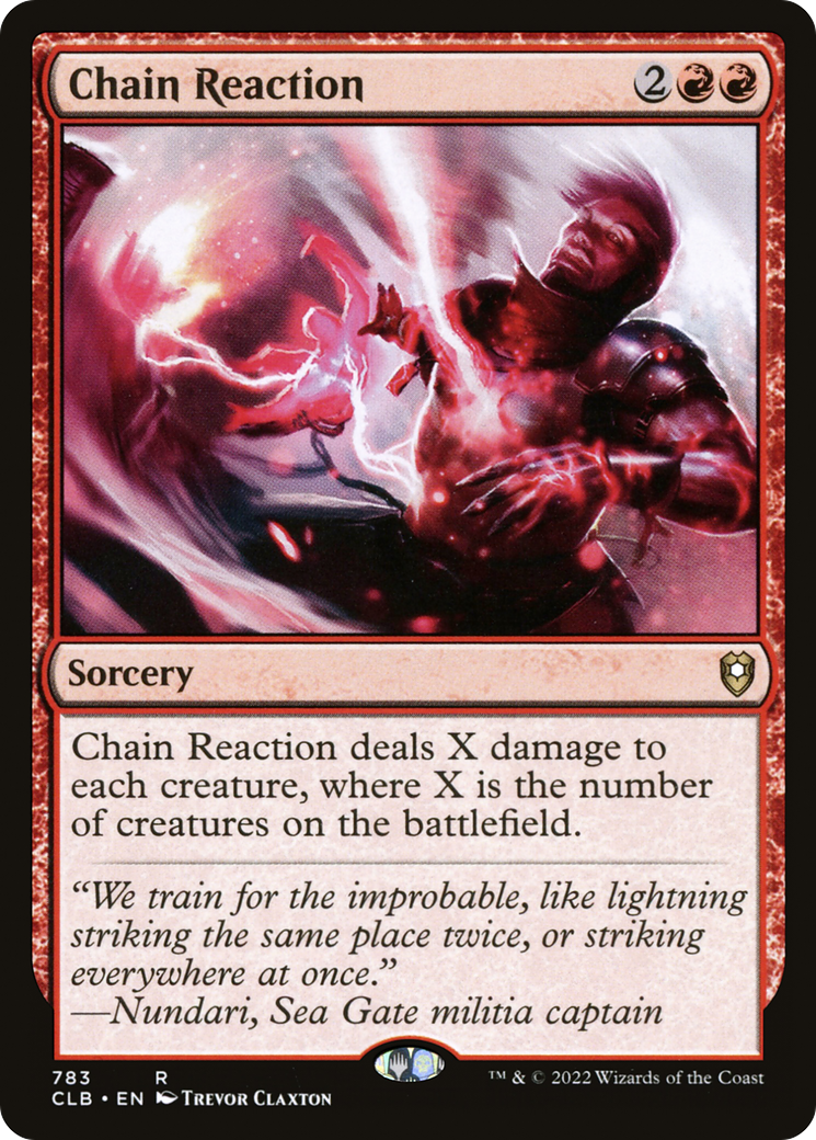 Chain Reaction (CLB-783) [Commander Legends: Battle for Baldur's Gate]