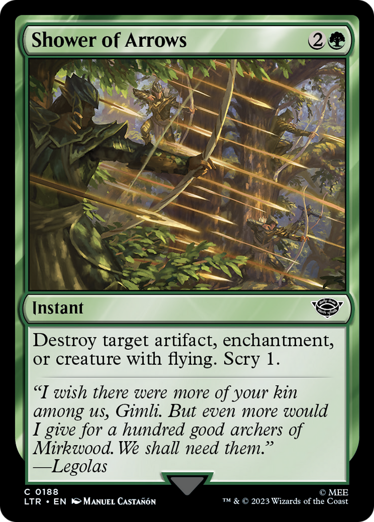 Shower of Arrows (LTR-188) [The Lord of the Rings: Tales of Middle-earth] Foil
