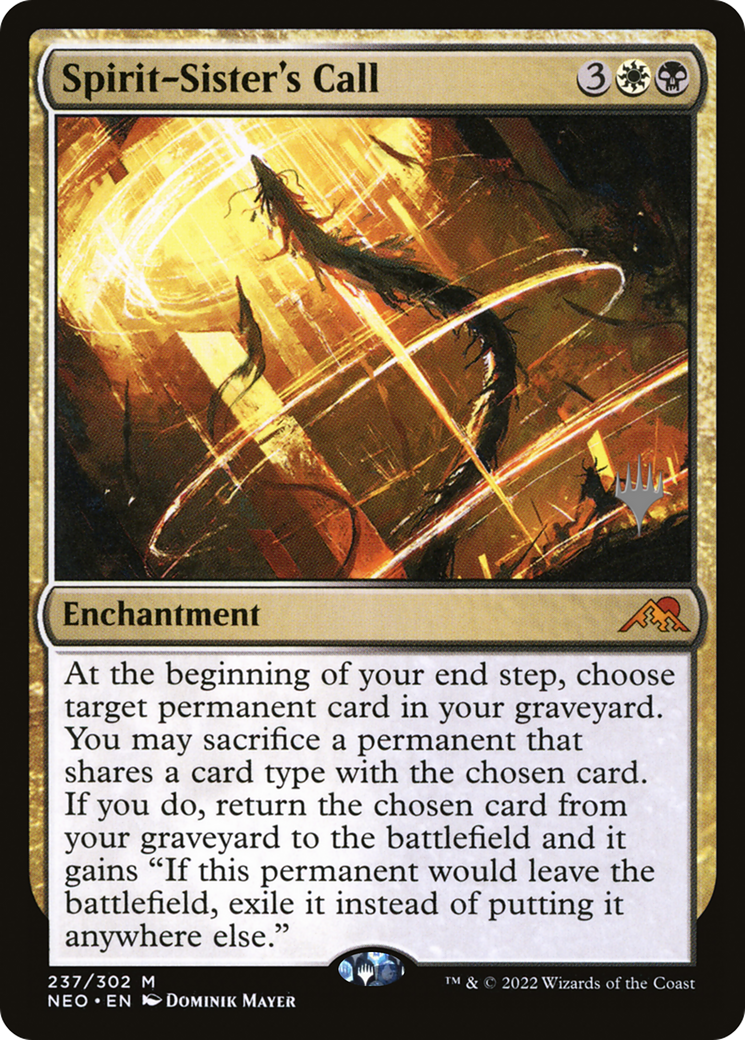 Spirit-Sister's Call (PPNEO-237) [Promo Pack: Kamigawa: Neon Dynasty Promos]