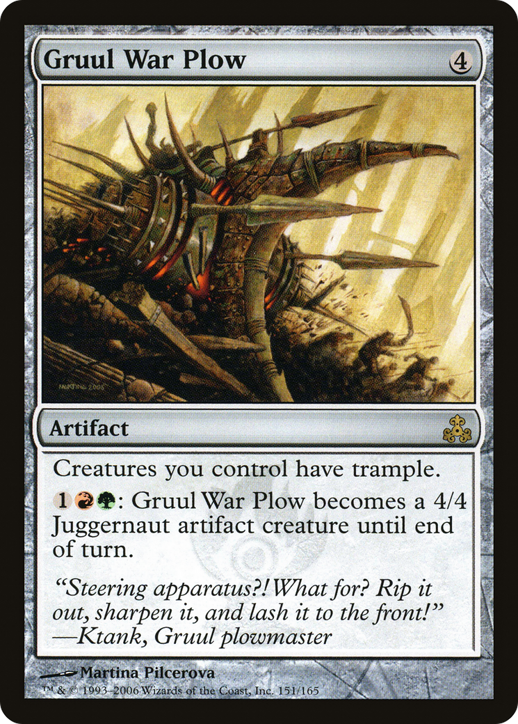 Gruul War Plow (GPT-151) [Guildpact]