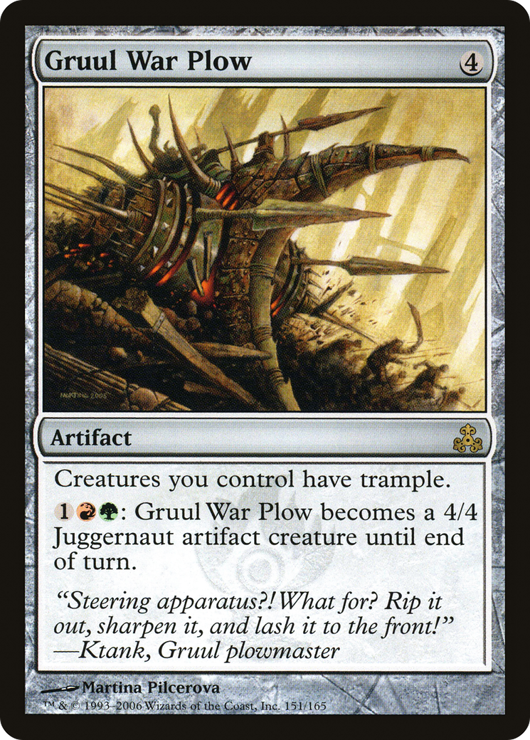Gruul War Plow (GPT-151) [Guildpact]