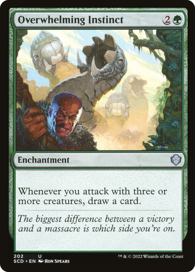 Overwhelming Instinct (SCD-202) [Starter Commander Decks]