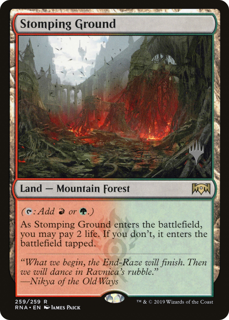 Stomping Ground (PPELD-259P) [Ravnica Allegiance Promos]