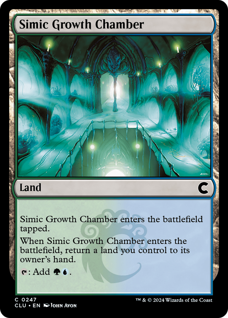 Simic Growth Chamber (CLU-247) [Ravnica: Clue Edition]