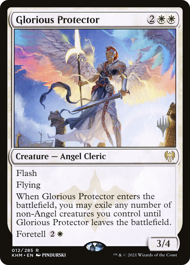 Glorious Protector (PPKHM-12P) [Promo Pack: Kaldheim Promos]