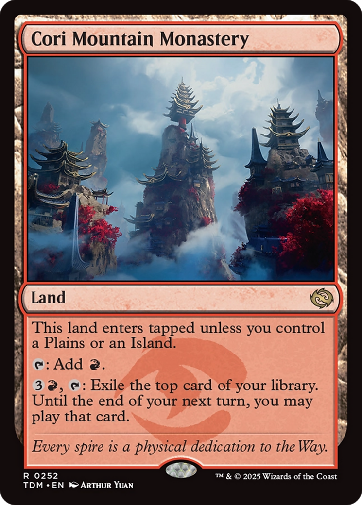 Cori Mountain Monastery (TDM-252) [Tarkir: Dragonstorm] Foil
