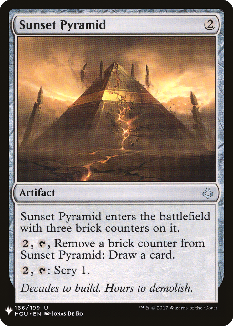 Sunset Pyramid (LIST-HOU-166) [The List]