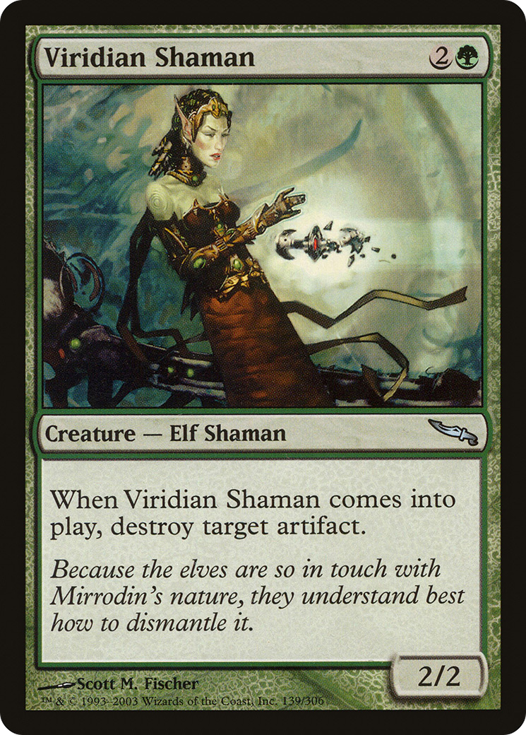Viridian Shaman (MRD-139) [Mirrodin]