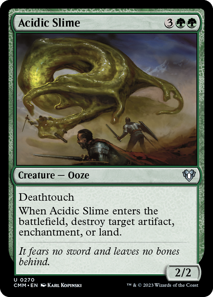 Acidic Slime (CMM-270) [Commander Masters]