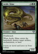 Acidic Slime (CMM-270) [Commander Masters] Foil