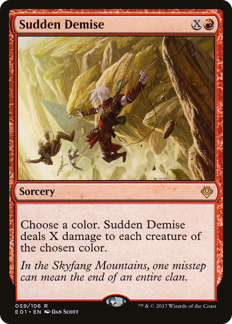 Sudden Demise (AC2-059) [Archenemy: Nicol Bolas]