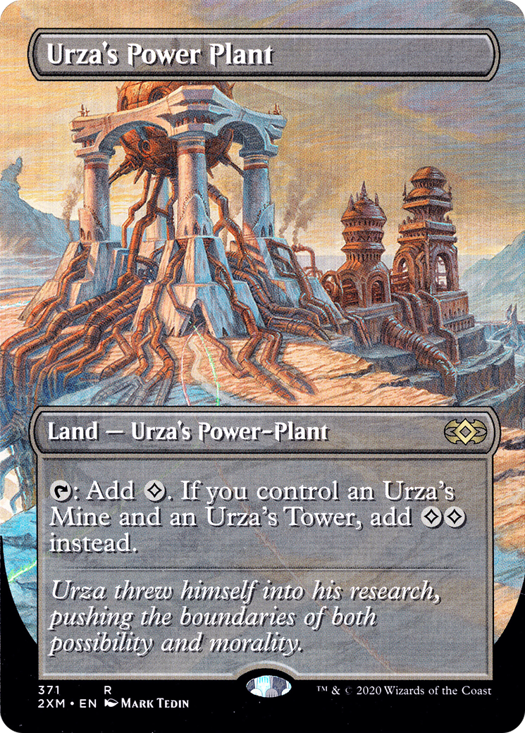 Urza's Power Plant (2XM-371) [Double Masters] (Borderless) Foil