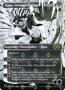 Kaya, Intangible Slayer (ONE-464) [Phyrexia: All Will Be One]: (Showcase) (Borderless) Foil