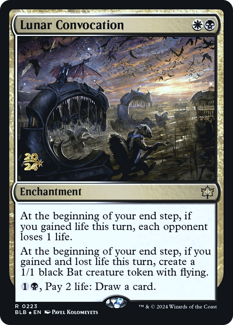 Lunar Convocation (PRE-223S) [Bloomburrow Promos] Foil