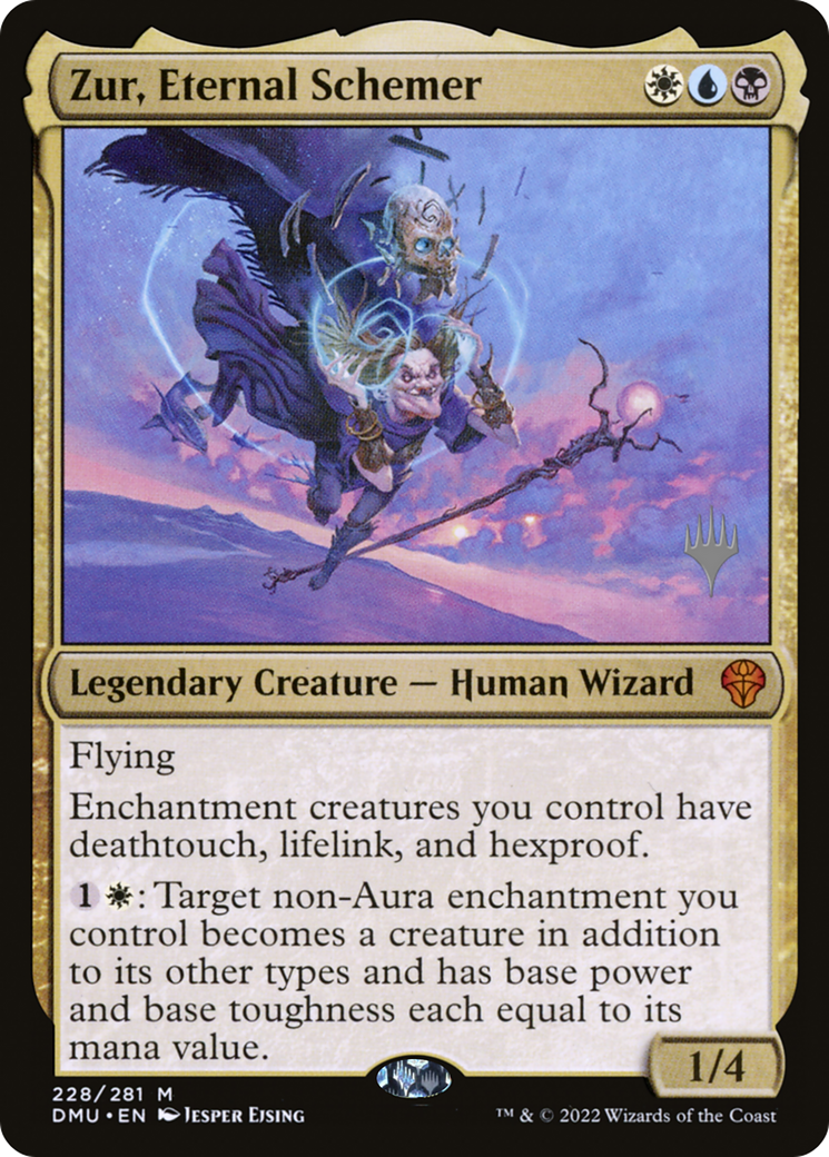 Zur, Eternal Schemer (PPDMU-228P) [Dominaria United Promos]