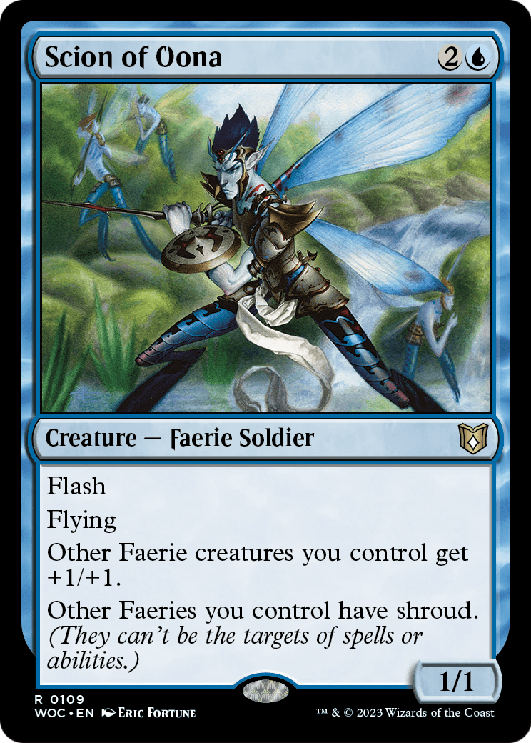 Scion of Oona (WOC-109) [Wilds of Eldraine Commander]