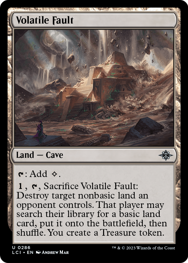 Volatile Fault (LCI-286) [The Lost Caverns of Ixalan] Foil
