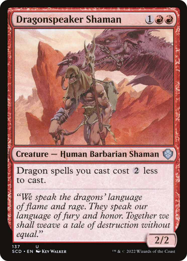 Dragonspeaker Shaman (SCD-137) [Starter Commander Decks]