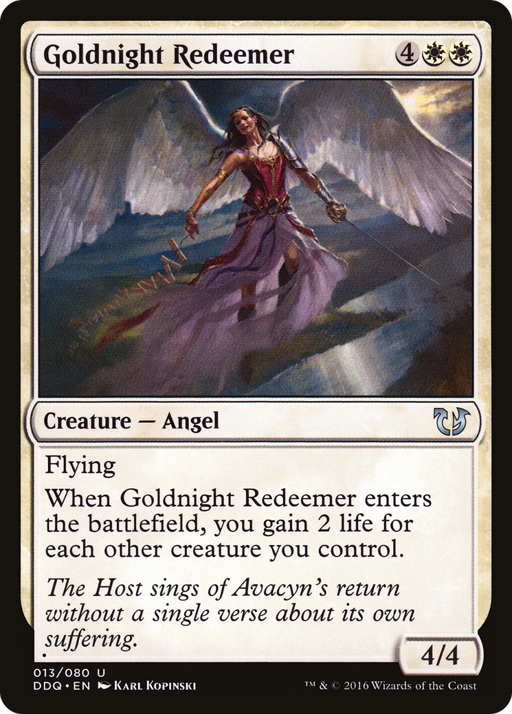 Goldnight Redeemer (DDQ-013) [Duel Decks: Blessed vs. Cursed]