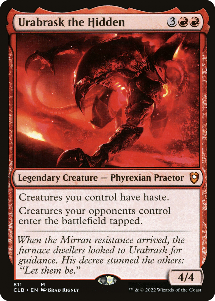 Urabrask the Hidden (CLB-811) [Commander Legends: Battle for Baldur's Gate]