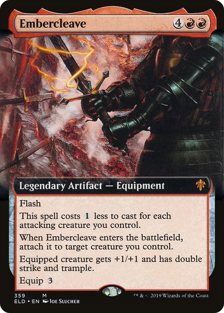 Embercleave (Extended Art) (ELD-359) [Throne of Eldraine]