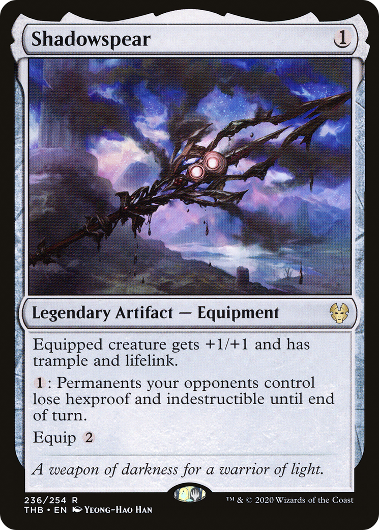 Shadowspear (THB-236) [Theros Beyond Death] Foil