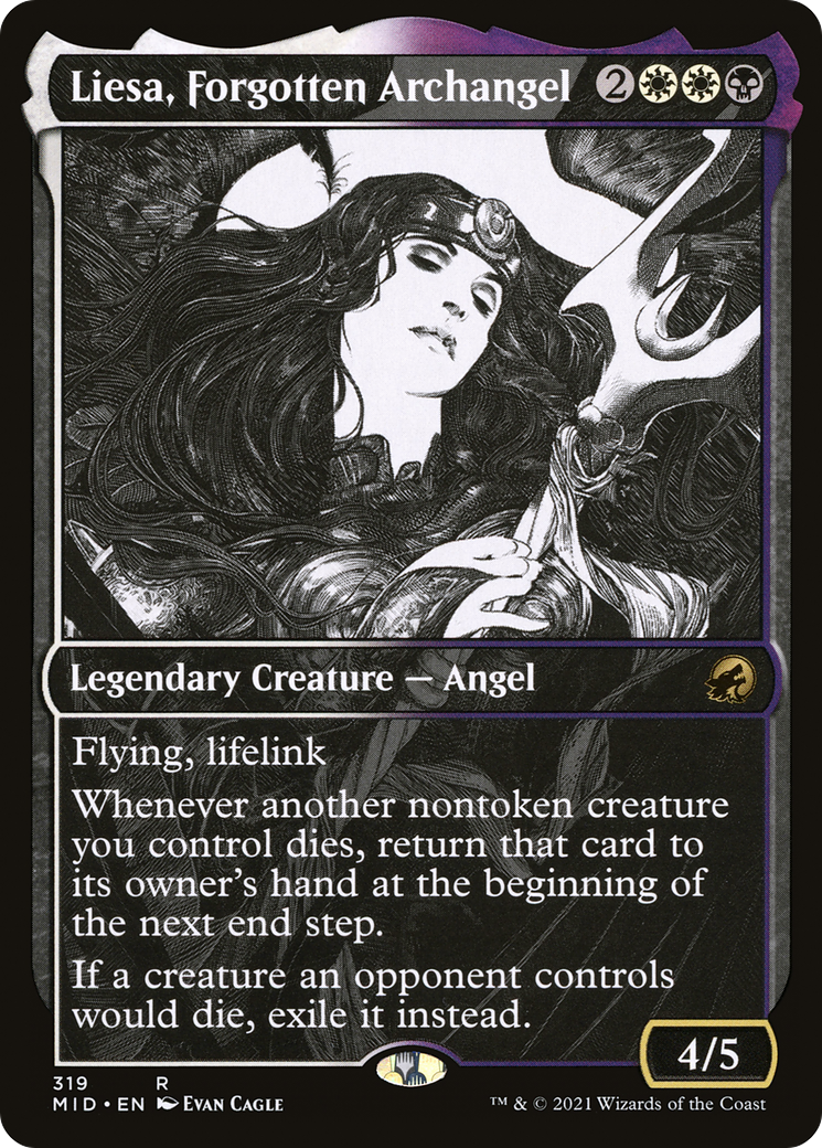 Liesa, Forgotten Archangel (Showcase) (MID-319) [Innistrad: Midnight Hunt]