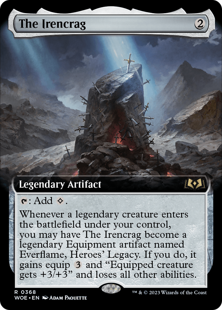 The Irencrag (WOE-368) [Wilds of Eldraine]: (Extended Art)