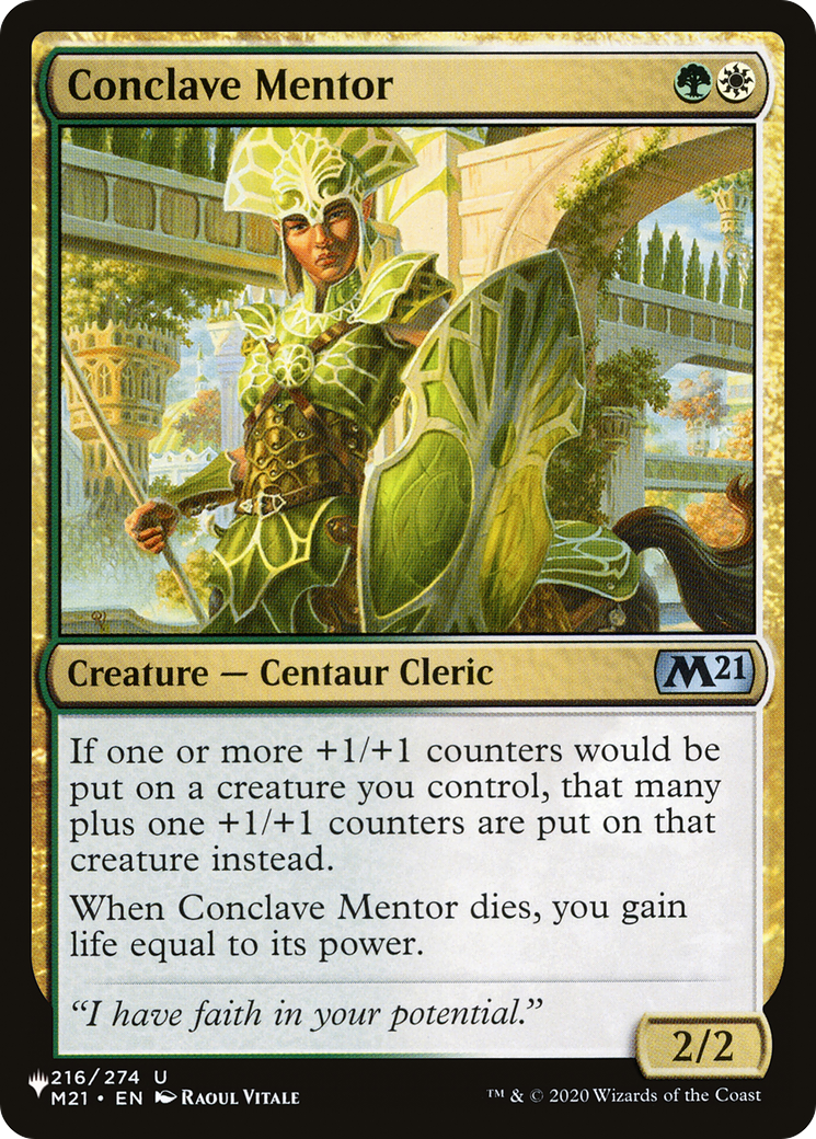 Conclave Mentor (LIST-M21-216) [The List]