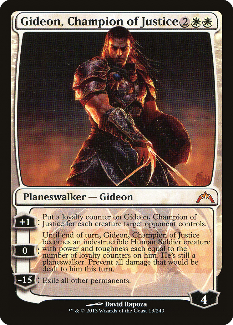 Gideon, Champion of Justice (GTC-013) [Gatecrash] Foil