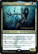 Zegana, Utopian Speaker (PRE-214S) [Ravnica Allegiance Promos] Foil