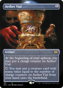 Aether Vial (2X2-391) [Double Masters 2022] (Borderless) Foil