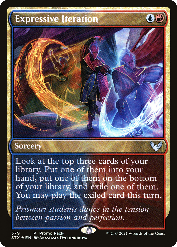 Expressive Iteration (PPSTX-379) [Promo Pack: Strixhaven: School of Mages] Foil