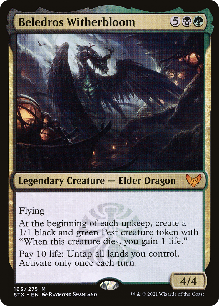Beledros Witherbloom (STX-163) [Strixhaven: School of Mages]