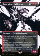 Capricious Hellraiser (ONE-310) [Phyrexia: All Will Be One]: (Showcase) (Borderless)