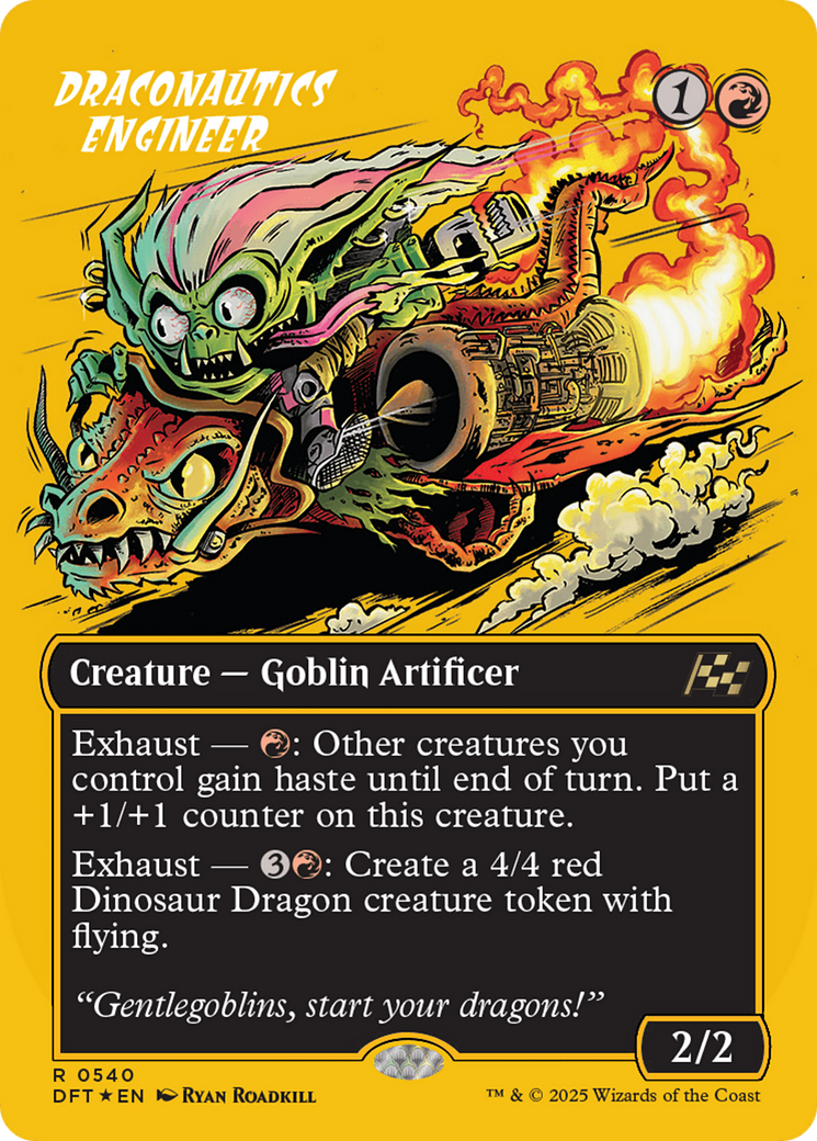 Draconautics Engineer (DFT-540) [Aetherdrift] (Borderless) Foil