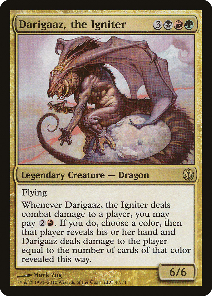 Darigaaz, the Igniter (DDE-047) [Duel Decks: Phyrexia vs. the Coalition]