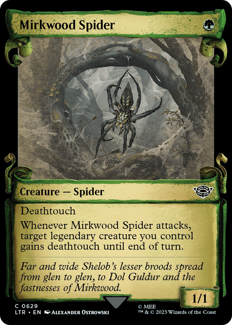 Mirkwood Spider (Showcase Scrolls) (LTR-629) [The Lord of the Rings: Tales of Middle-earth]