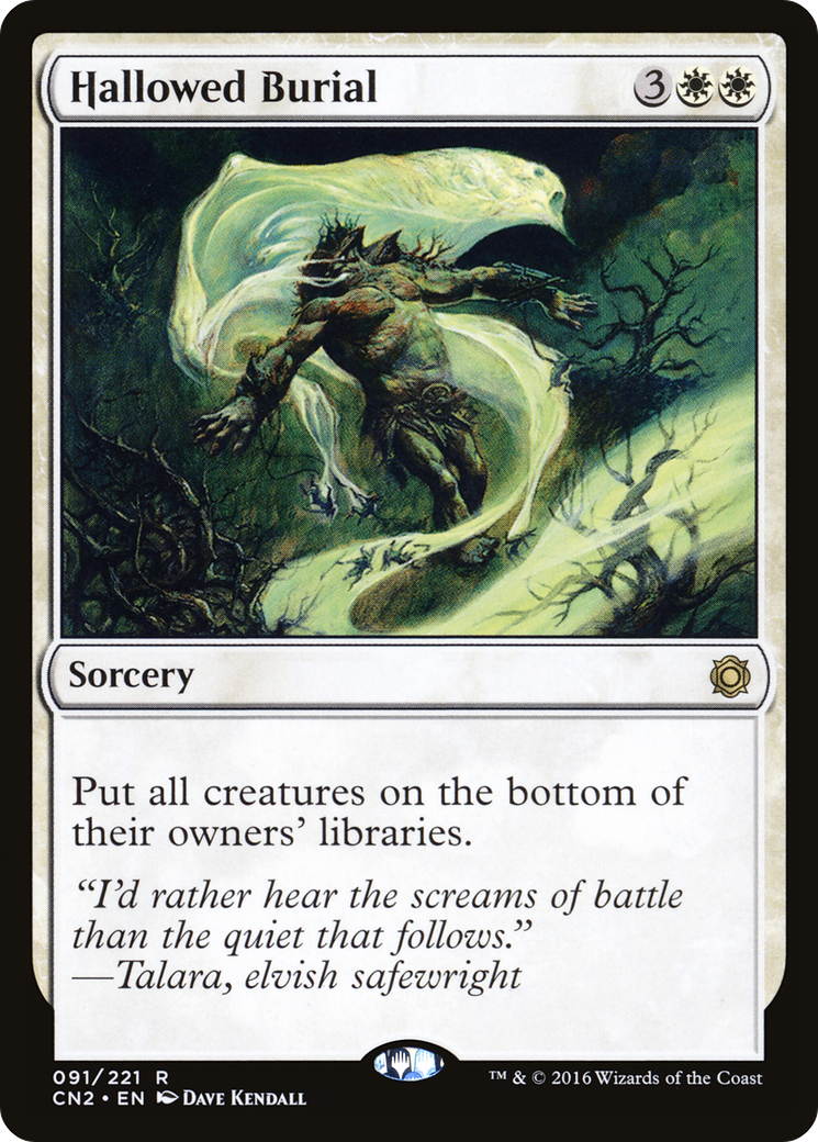 Hallowed Burial (CN2-091) [Conspiracy: Take the Crown]