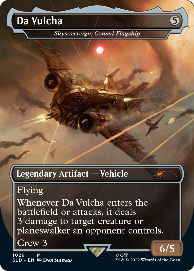 Da Vulcha - Skysovereign, Consul Flagship (Borderless) (SLD-1029) (Borderless) [Secret Lair Drop]