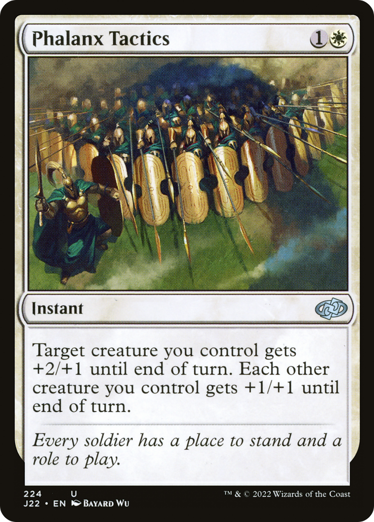 Phalanx Tactics (J22-224) [Jumpstart 2022]